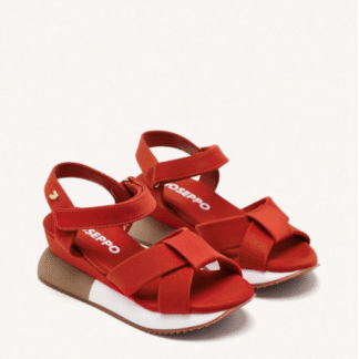 HEATH SANDALIA SPORT CUÑA ROJO
