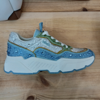 SNEAKER BRILLOS AZUL