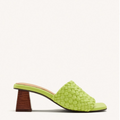COLRAIN MULE TRENZADA VERDE - Imagen 2