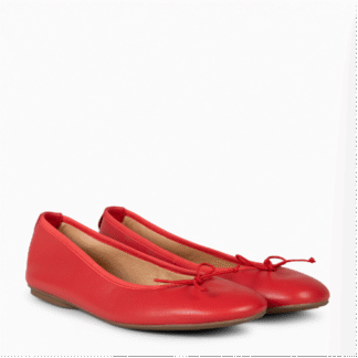 CAMPANILLA BAILARINA BAREFOOT ROJO