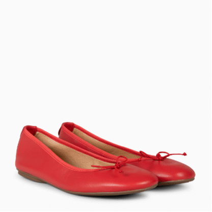 CAMPANILLA BAILARINA BAREFOOT ROJO