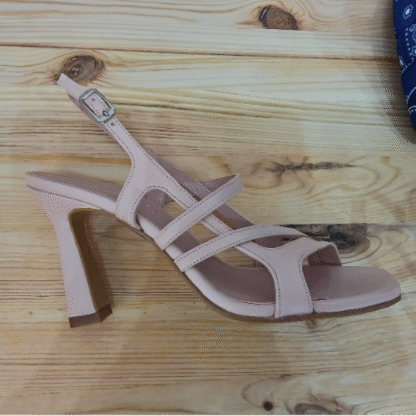 SANDALIA TIRAS PIEL ROSA ONLYE - Imagen 4