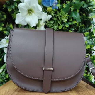 BOLSO PIEL TOLFA MARRON