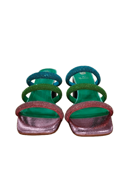 SANDALIA TACON ALTO BRILLO - Imagen 3