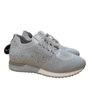 SNEAKER GRIS BRILLO