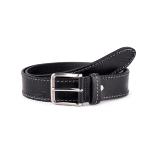 Cinturón Piel Urban Cosido Doble 40 mm NEGRO Calzados Quesada (SKU 10383)