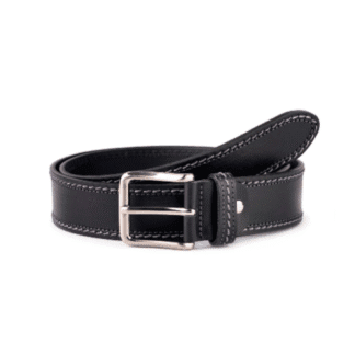 Cinturón Piel Urban Cosido Doble 40 mm NEGRO Calzados Quesada (SKU 10383)