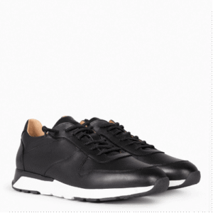 DEPORTIVA PIEL NEGRO CORTES Calzados Quesada (SKU 10109)