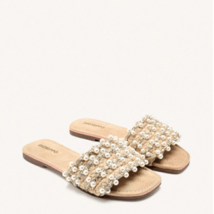 LANGDON SANDALIA PLANA 1 TIRA PERLAS Calzados Quesada (SKU 10293)