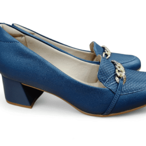 SALON MOCASIN MARINO CADENA DORADA Calzados Quesada (SKU 10809)