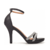 SANDALIA NEGRA BRILLO Calzados Quesada (SKU 10854)