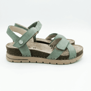 SANDALIA VELCRO VERDE