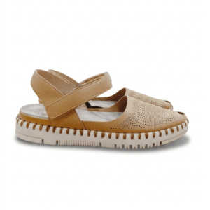 SANDALIA VELCRO CAMEL