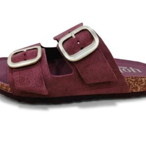 SANDALIA 2 HEBILLAS ROJO