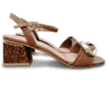 SANDALIA MARRON TACON CORCHO Calzados Quesada (SKU 11075)