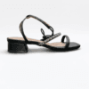 SANDALIA NEGRA LAZO Y BRILLANTES Calzados Quesada (SKU 11073)