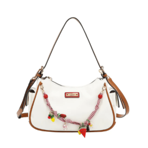 BOLSO BLANCO CUERO ACCESORIOS Calzados Quesada (SKU 11118)