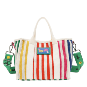 BOLSO MULTICOLOR RAYAS Calzados Quesada (SKU 11119)