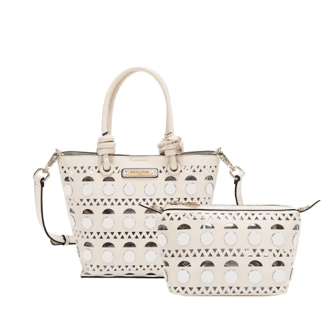 BOLSO PERFORADO BEIGE Calzados Quesada (SKU 11111)