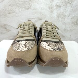 DEPORTIVA BEIGE SERPIENTE