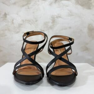 SANDALIA NEGRA CRUZADA