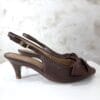 SLINGBACK CHOCOLATE